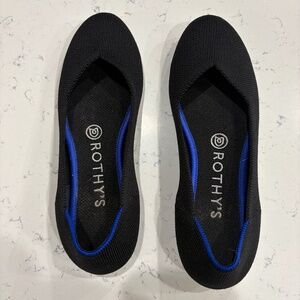 Rothys Womens Flat Size 7 Black